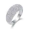 wholesale 925 Sterling Silver Metal, European and American Light Luxury Full Diamond Ring for Women That Does Not Fade, Exquisite Craftsmanship, Advanced and Versatile, Cross-Border New Product Moissanite Ring-0-4