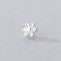 wholesale S925 Sterling Silver Floral Petal Fresh and Cute DIY Bracelet Stringing Material Pendant Accessories Wholesale-0-0