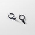wholesale Metal: S925 Silver Minimalist tapered design ear clips for women, Korean-style chic geometric earrings G3296-0-3
