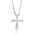 wholesale 925 Sterling Silver Cross Pendant Women'sIns Style Small and Unique High-end Fashion Temperament Personality Silver Pendant Wholesale-0-4