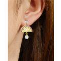 wholesale [925 Sterling Silver] Summer high-end sense new Chinese style gluttonous pattern earrings,。-0-3