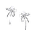wholesale 925 Sterling Silver Zirconia Stud Earrings Customization, Korean OEM High-End Brand, New Arrival Stylish Office Wear Earrings-0-4