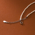 wholesale S925 Sterling Silver Small Pearl Necklace French Style Retro Luxury Elegant Small Rice Pearl Collarbone Chain Women's D9537-0-4