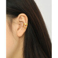 wholesale S925 Sterling Silver EA557 Korean Minimalist Niche Ins-style Versatile Clip-on Ear Cuff for Women-0-2