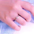 S925 Sterling Silver Moissanite Universe Planet Rotation Ring-0-1