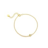 wholesale S925 Sterling Silver With Colorful Zircon Inlaid Bracelet For Women,。-L815-Dark Gold_16+3cm 925 Silver