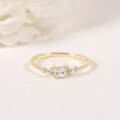 wholesale S925 Sterling Silver Gold-Plated Moissanite Golden Dawn Series Ring for Men and Women-0-1