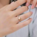 wholesale S925 Sterling Silver with Zirconia Micro-Set Japanese and Korean New Style Natural Freshwater Pearl Ring for Women, Light Luxury High-End Feel Wholesale-0-3