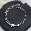 wholesale S925 Sterling Silver Simple Sweet Heart Bracelet Ins Korean Japanese Style Fashion Gentle Design Sense Hand Jewelry-0-0