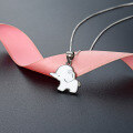 wholesale 925 Sterling Silver Amazon Bestseller Elephant Necklace for Women,Cartoon Enamel Lucky Elephant Pendant Animal Jewelry-0-1