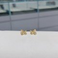 wholesale S925 Sterling Silver Maker's Fashionable Small Exquisite Bow Ear Studs, Unique Design Earrings with Silver Ear-Posts for Ear Nurturing-0-3