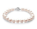 S925 Sterling Silver Simple Natural Freshwater Pearl Bracelet for Women-0-7