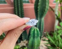 S925 Sterling Silver Geometric Square Wedding Ring for Women, Ins Style Clearance with Free Shipping.-U-size [Clearance Sale with Free Shipping]  US Size 4.5