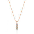 Sterling Silver Moissanite Pendant Necklace for Women-0-4