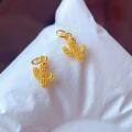 wholesale Gold-plated 925 sterling silver cactus pendant DIY bracelet necklace earring accessories handmade original jewelry-0-3