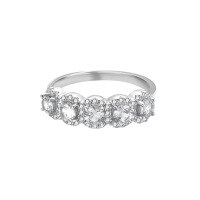 wholesale S925 Sterling Silver High-Carbon Diamond Butterfly Ring, Premium Ins Style Proposal Engagement Jewelry-Style 3 (3.5g)  Size 10