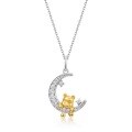 wholesale 925 Silver New Luxury Versatile Cute Bear Necklace Ins Style Pendant Choker Wholesale Customization-0-4