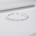 wholesale 999 Sterling Silver Blooming Bell Bracelet Pure Silver Möbius Ring Bangle Light Luxury Bamboo Pattern Peace Wristband-0-15