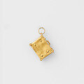 wholesale S925 Sterling Silver Gold-Plated Vintage Golden Newt Case Pendant with Openable Mini Suitcase Necklace Charm-0-4