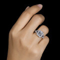 S925 Silver Geometric Zirconia Ring for Women's Wedding Proposal-0-0