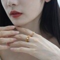 wholesale S925 Sterling Silver Japanese and Korean New Fashion Popular Shell Pearl Ring, Small Batch Design Direct from Manufacturer-0-1