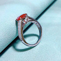 wholesale S925 Silver New 7*9 Oval Ruby Ring for Women,Ins Style Fashion and Versatile-0-1