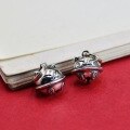 wholesale 925 Sterling Silver Lucky Cat Bell Pendant Charm for Handmade DIY Jewelry Bracelet Necklace Cord Red String Beading-0-2