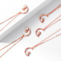 wholesale S925 sterling silver twelve zodiac animal necklace for women, small and unique design, tiger pendant for the year of birth, collarbone chain accessory-0-2