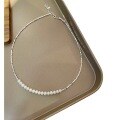 wholesale Sterling silver Korean-style irregular broken silver pearl necklace for women, versatile minimalist design, luxury collarbone chain accessory-0-4