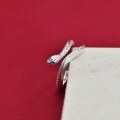 wholesale 925 Sterling Silver Chinese Style Year of the Snake Zodiac Birth Year Ring for Women, Adjustable Opening, Holiday Gift for Girlfriend-0-3