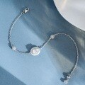 Sterling Silver Iced Cut Radiant Cut 5A Zircon Full Diamond Bracelet-0-2