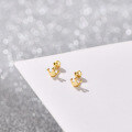 wholesale  S925 Sterling Silver Princess Crown Stud Earrings for women-0-3