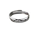 wholesale 925 Silver Retro Vine Ring Hip Hop Style Index Finger Ring Minimalist Design Elegant Adjustable Opening Ring-0-5