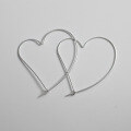 wholesale S925 Sterling Silver Women's Earrings Hollow-Out Large Heart Sweet Stud Earrings Large Hoop Earrings Elegant Ear Accessories E4626-0-0