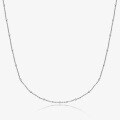 wholesale S925 Sterling Silver Beaded Chain Necklace with a Luxurious and Minimalist Aesthetic for Cross-Border European and American Jewelry-0-7