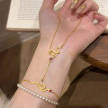 wholesale S925 Silver Gold Frosted Serpent Bracelet, New Arrival by Zhuozhifan Jewelry, Cross-Border Hot Style for Xiaohongshu Live Sales-0-1