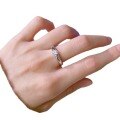 wholesale S925 silver hot-selling new style ring with 50mm faceted simulated diamond,-0-4