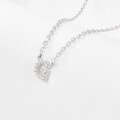 wholesale 925 Sterling Silver 26 Letter Necklace Light Luxury High-End Sense Pendant Necklace with Diamond-Encrusted Letters for Women Cross-Border E-Commerce Jewelry-0-12