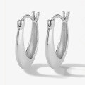 wholesale 925 Sterling Silver Geometric Minimalist U-Shaped Ear Clips for Women, French Luxury High-End Sense, Personality Understated Style, Plain Hoop Earrings-0-6