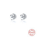 wholesale S925 Sterling Silver Mini Moon Stud Earrings with Inlaid Diamonds, Cross-Border Hot-Selling Creative Fashion Minimalist Ins Style-0-4
