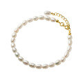 wholesale S925 silver pearl series bracelet, national trend retro sweet adjustable women's wrist accessory S5368-0-4