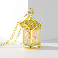 wholesale S925 Sterling Silver Year of the Horse Carousel Necklace for Women, High-End Versatile Style, Gift for Girlfriend's Birthday-0-1