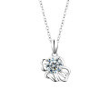 S925 Sterling Silver Moissanite Zodiac Necklace for Women-0-16
