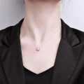 Sterling Silver 1-Carat Pink Diamond Pendant Necklace, Amazon New,-0-2