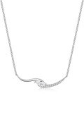 wholesale S925 Sterling Silver Moissanite Marquise Pendant Necklace, Light Luxury Style, Amazon Best Seller-0-6