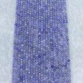 wholesale Metal material natural tanzanite faceted loose beads semi-finished small particles crystal cut corners DIY bracelet women collarbone fringe accessories-0-1