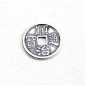 wholesale Pure silver antique handmade DIY accessory pendant of the five or six emperors ancient coins, Kangxi and Qianlong bracelet weaving rope fittings-0-5