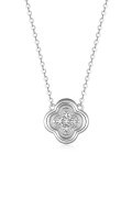 wholesale S925 Silver Four-Leaf Clover Necklace with Moissanite Pendant Choker Chain, Amazon Best-Seller, Ready to Ship Wholesale-0-6