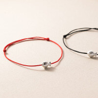 wholesale S925 Sterling Silver Small Fresh Fish Bracelet Adjustable National Style Design Hand Accessory S6467-S925 sterling silver bracelet red rope 925 silver