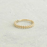 wholesale S925 Sterling Silver Red Elk All-Over Bubble Ring Ball Cluster Statement Ring, Versatile Fashion Luxury Large Size for Women-BZ0628-Gold US size 10